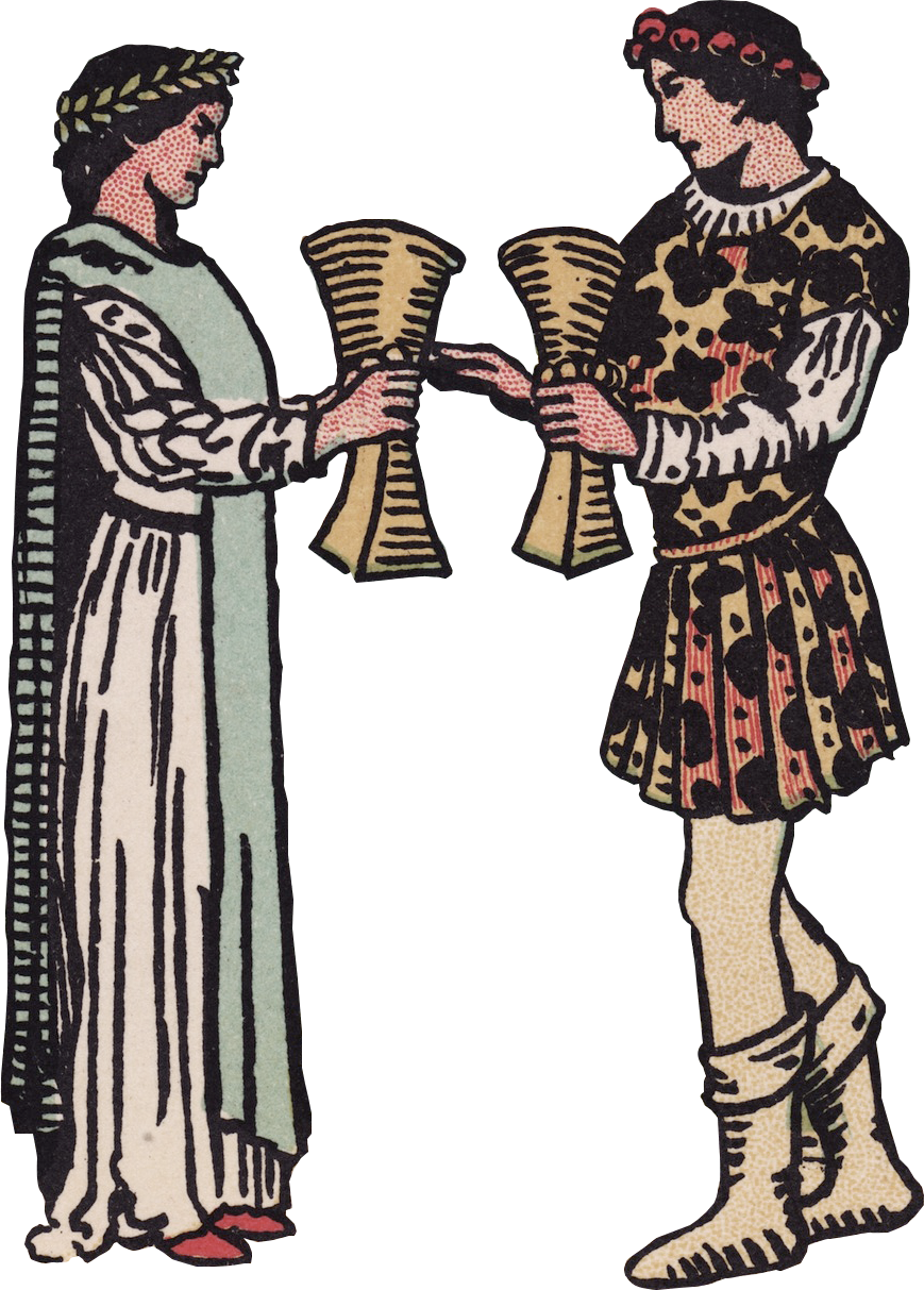 聖杯二 The Two of Cups